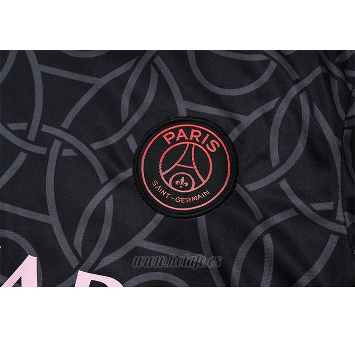 Chandal del Paris Saint-Germain Jordan Manga Corta 2024-2025 Negro - Pantalon Corto